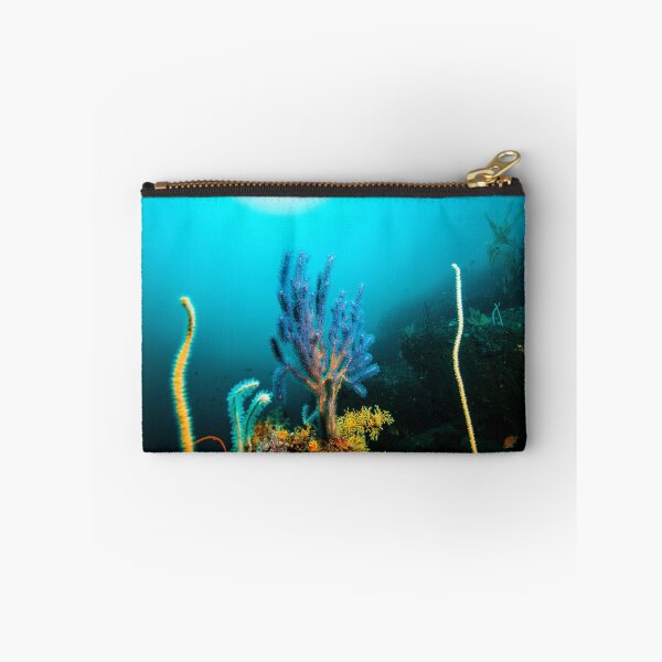 Item preview, Purple color Gorgonian and the sun background, Underwater photo designed and sold by tank200bar.