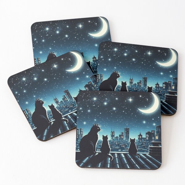Item preview, Cats on the roof. designed and sold by growing-mom.