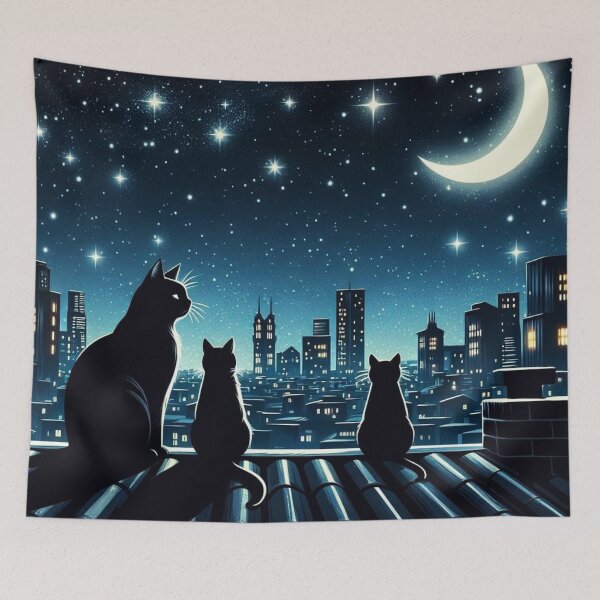 Item preview, Cats on the roof. designed and sold by growing-mom.