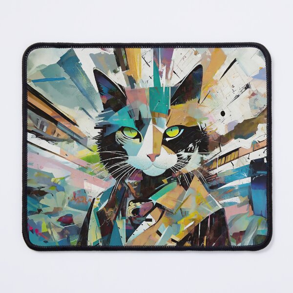 Item preview, Abstract Feline Fascination: Contemporary Cat Artwork designed and sold by bsilvia.