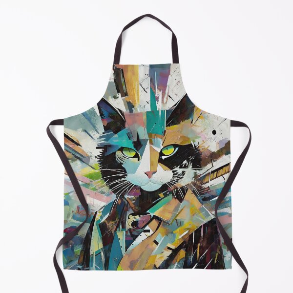 Item preview, Abstract Feline Fascination: Contemporary Cat Artwork designed and sold by bsilvia.
