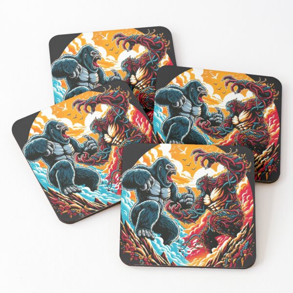 Item preview, King Kong vs Gagola - Epic Monster Showdown designed and sold by jamesadsartist.