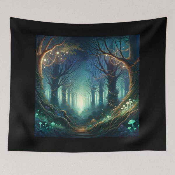 Item preview, Twilight Mystique Enchanted Forest Path designed and sold by BestArtByArvind.