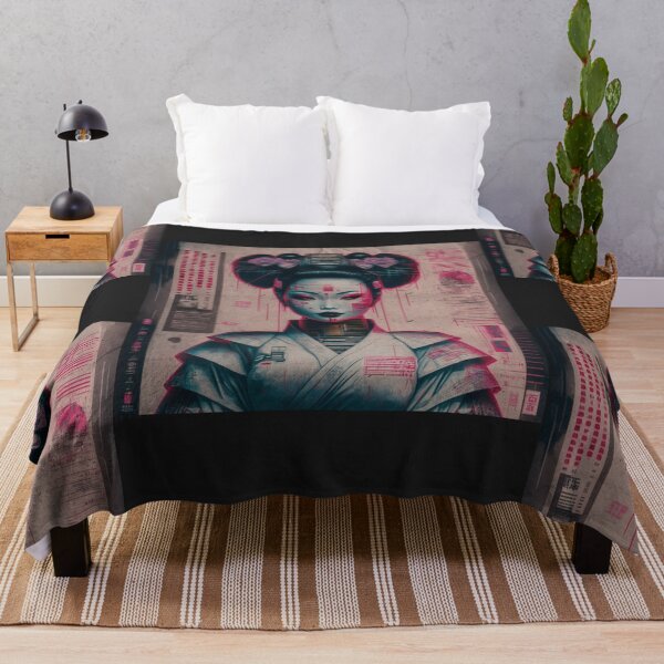 Item preview, Future Asian Geisha Woman Parchment designed and sold by Mlaniel.