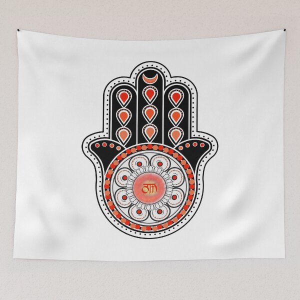 Item preview, Root Chakra Hamsa Hand designed and sold by hamsasoul.