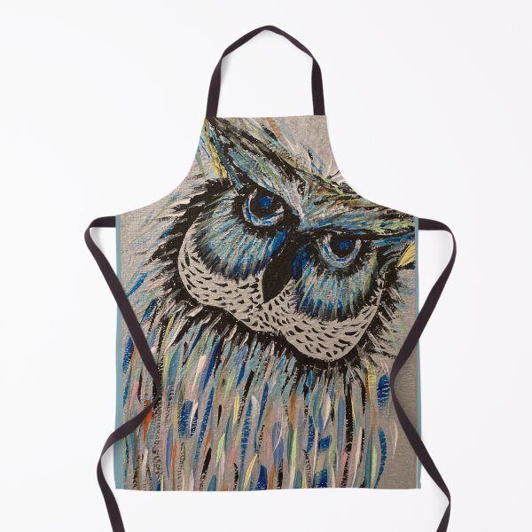 Item preview, Owl painting designed and sold by Strings Stan.