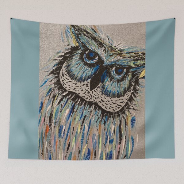 Item preview, Owl painting designed and sold by Strings  Stan.