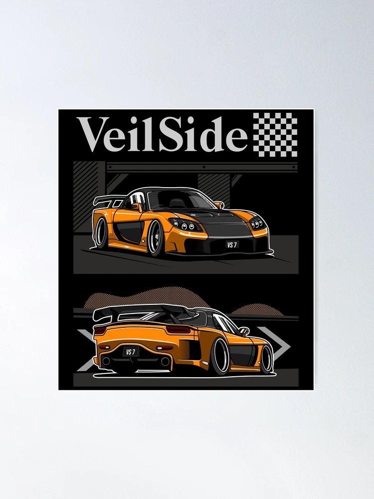 Mazda RX-7 Veilside Orange