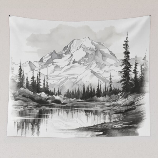 Item preview, Sketched Denali designed and sold by Thingsnsich.