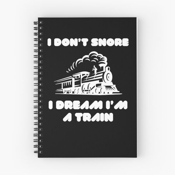 Item preview, I Don't Snore I Dream I'm A Train Funny Snoring Dreaming designed and sold by MagicSD Designs.