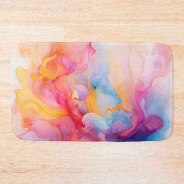 Item preview, Bold Pastel Colorful Abstract Watercolor designed and sold by trajeado14.