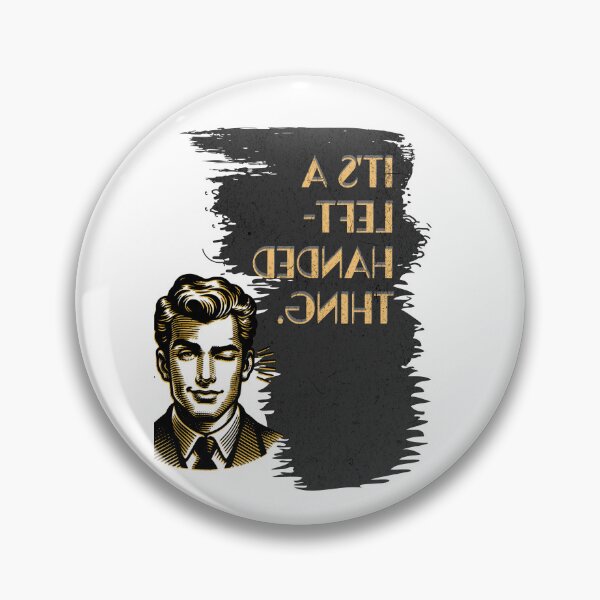 Item preview, It's a Left-Handed Thing (retro mirror design) designed and sold by lefthandedelite.