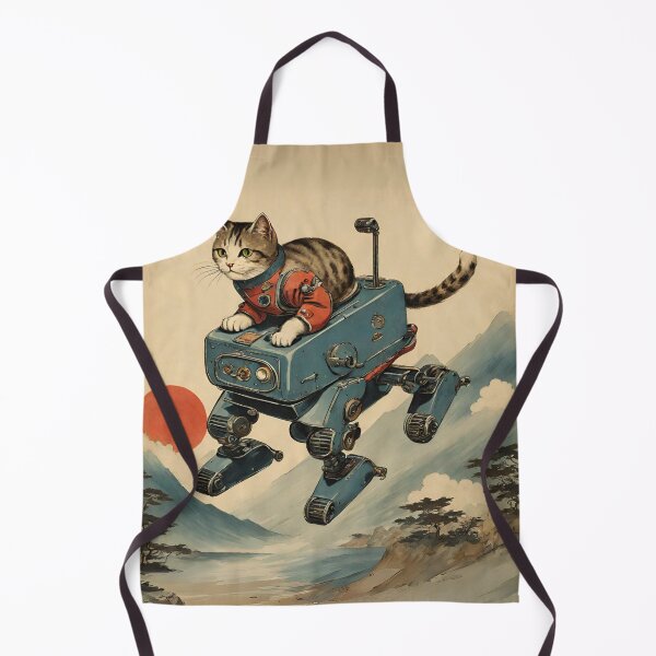 Item preview, Cat + Robot (adventure!) designed and sold by BoxcarDesigns.