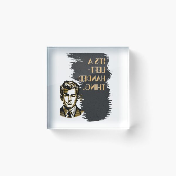 Item preview, It's a Left-Handed Thing (retro mirror design) designed and sold by lefthandedelite.