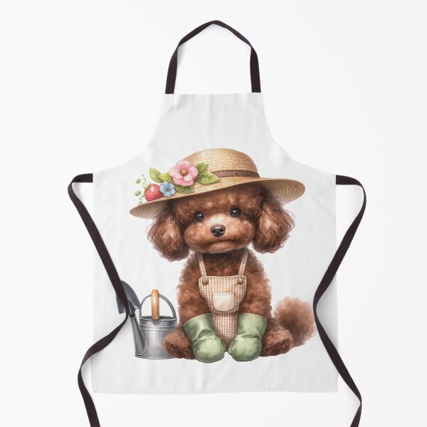 Item preview, Gardening Poodle designed and sold by toypoodlemom.