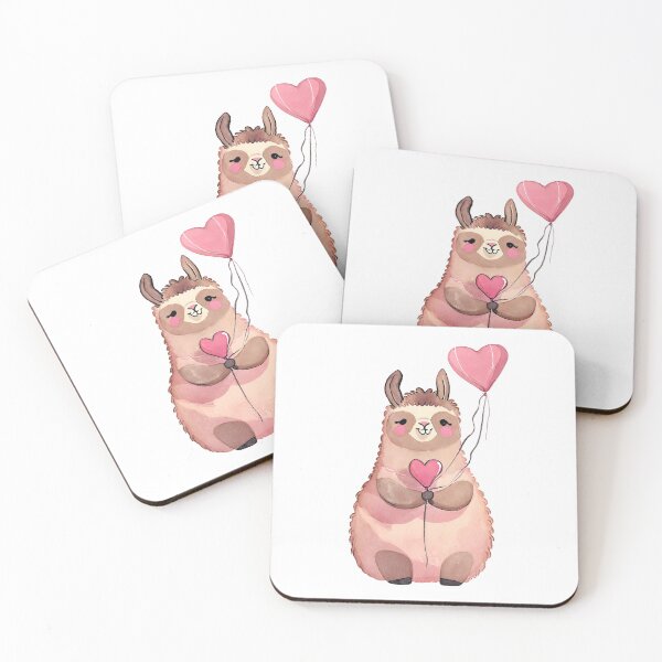 Item preview, Valentine's Day Llama Alpaca designed and sold by morgannnnnnnnn.