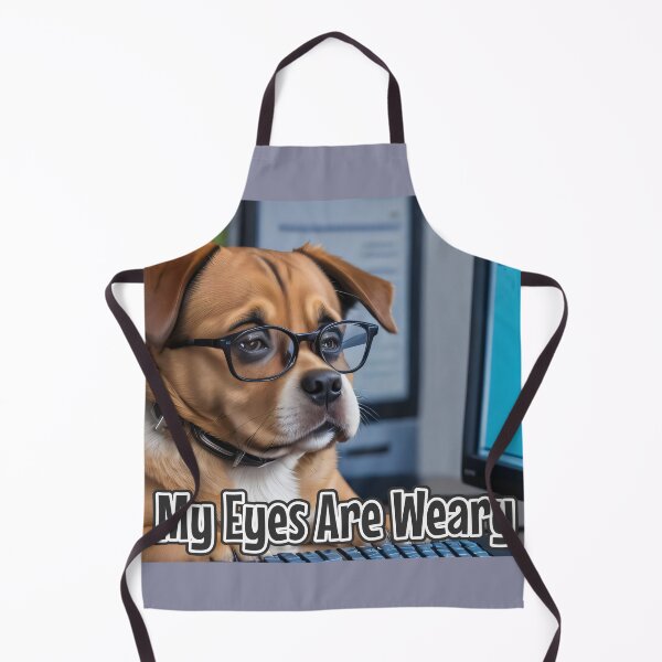 Item preview, AI-Generated Dog 02 "My eyes are weary" designed and sold by Cliff-Qi.