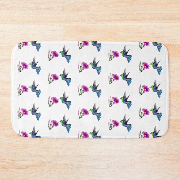 Item preview, Hummingbird and Morning Glory designed and sold by rainesgarden.