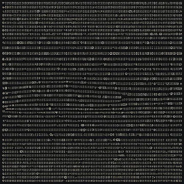 Artwork thumbnail, Binary Code Matrix Old Source Code Background by Brendsy