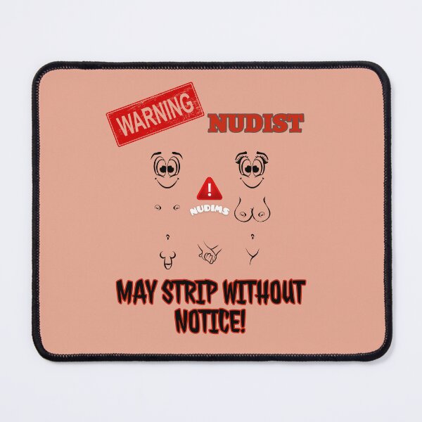 Item preview, Warning! May Strip without Notice! Nudist C Bits designed and sold by NUDIMS.