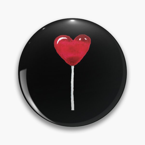 Item preview, Red Heart Valentine's Lollipop designed and sold by Amber Davey.