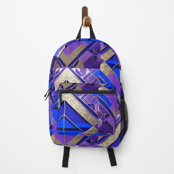 Aperçu de l'œuvre Losange bleu roi violet créée et vendue par UZRWRLD .