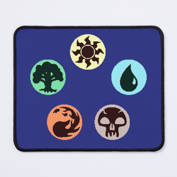 Item preview, Pixelart WURGB (all color) Mana symbols - MTG designed and sold by akirasoy.