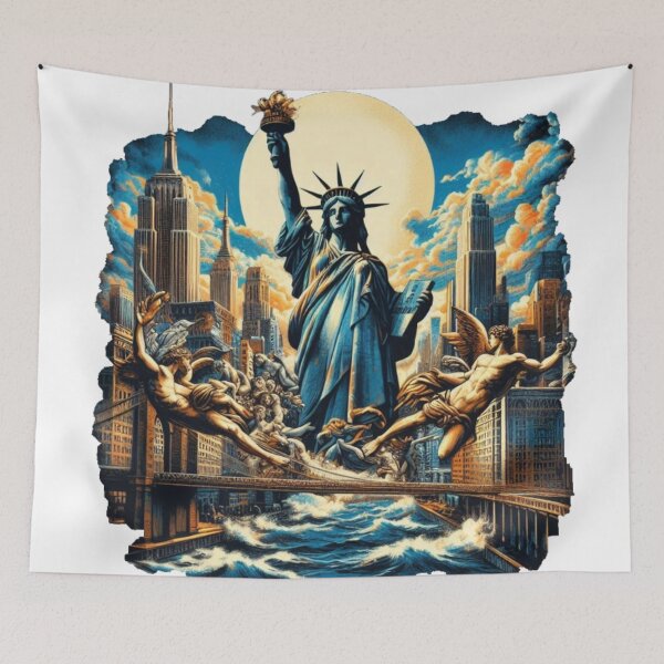 Item preview, New York City el greco style designed and sold by NostosArt.