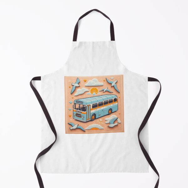 Item preview, Lovejoy Pebblebrain Model Buses with Seagulls and Clouds designed and sold by NeonPinkTears.