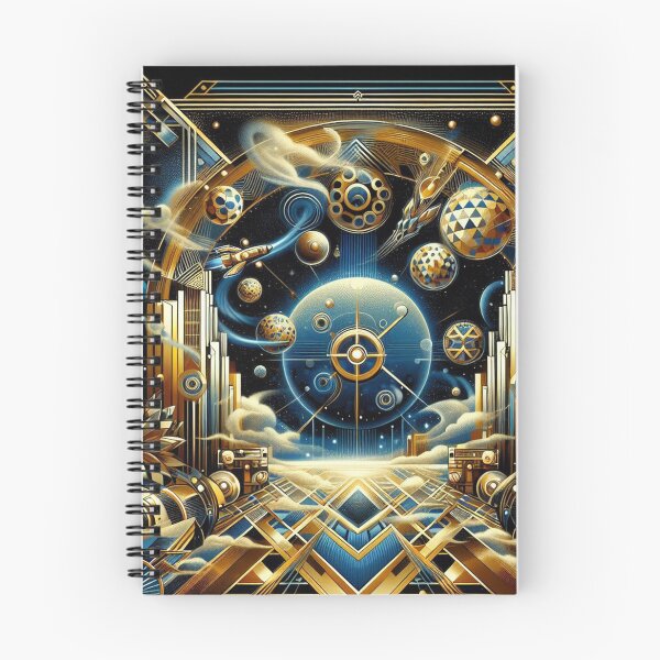 Item preview, Art Deco outer space designed and sold by Foxlindesigns.