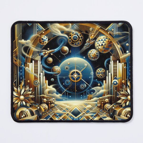 Item preview, Art Deco outer space designed and sold by Foxlindesigns.