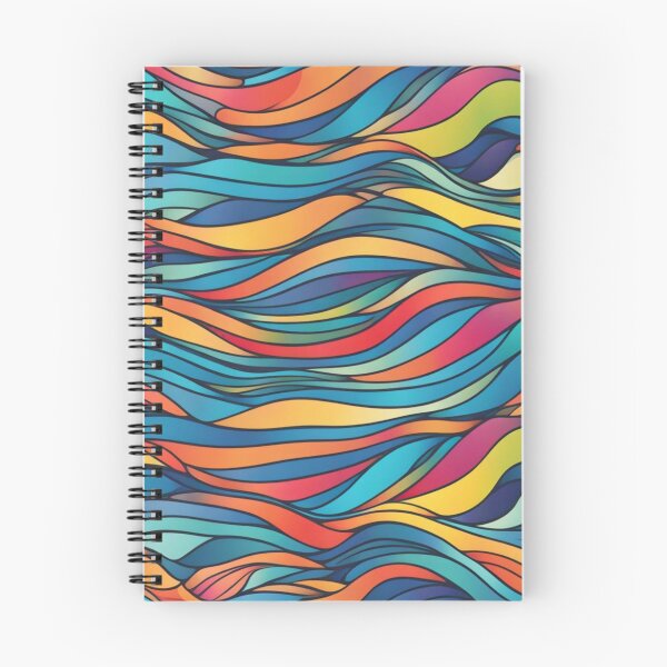 Item preview, Abstract Colorful Waves Pattern designed and sold by calibrit.