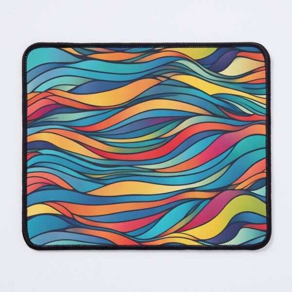 Item preview, Abstract Colorful Waves Pattern designed and sold by calibrit.