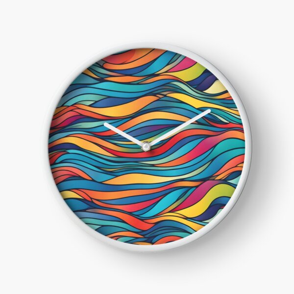 Item preview, Abstract Colorful Waves Pattern designed and sold by calibrit.