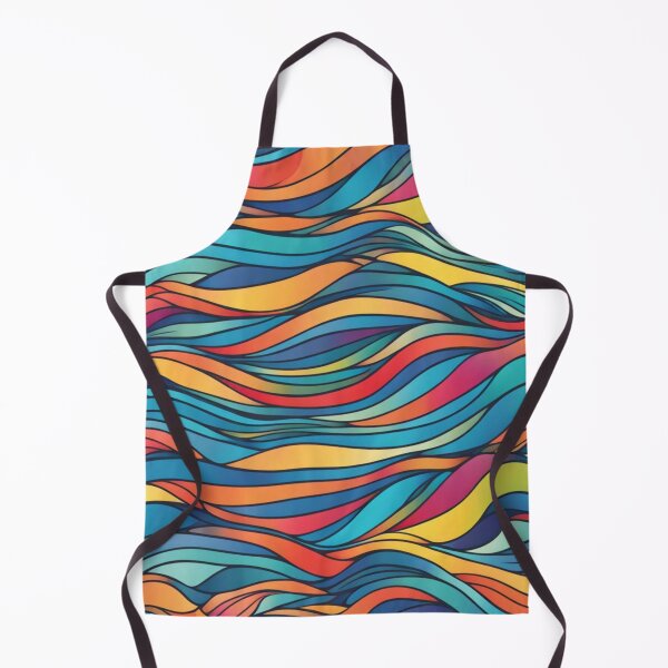 Item preview, Abstract Colorful Waves Pattern designed and sold by calibrit.