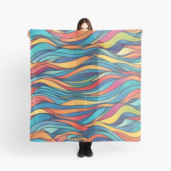 Item preview, Abstract Colorful Waves Pattern designed and sold by calibrit.