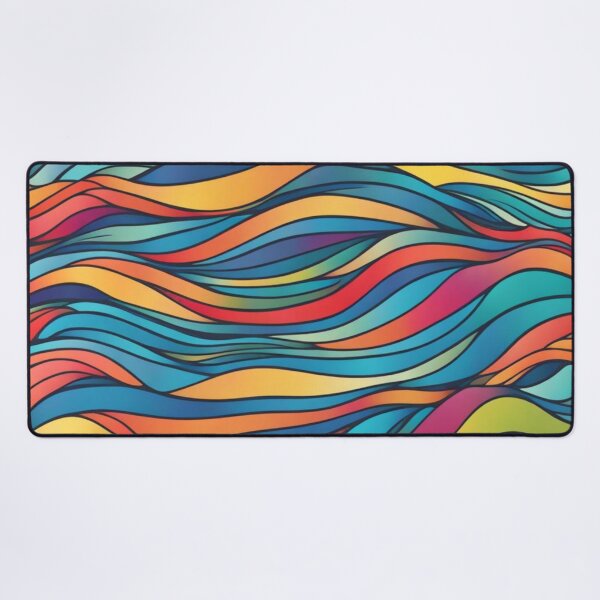 Item preview, Abstract Colorful Waves Pattern designed and sold by calibrit.