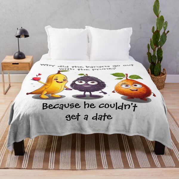 Item preview, Funny Kawaii Banana Joke Pun with Prune and Date Fruit designed and sold by Gsallicat.