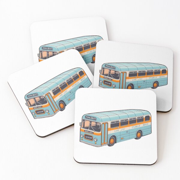 Item preview, Lovejoy Pebblebrain Model Buses Illustration designed and sold by NeonPinkTears.