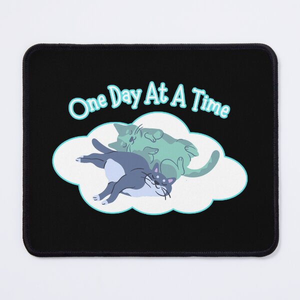 Item preview, One Day At A Time Cats Sleeping Design designed and sold by CarefulCreation.