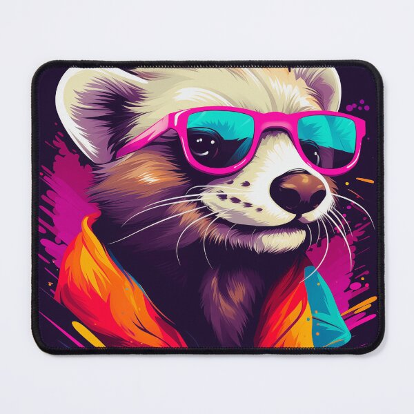 Item preview, Pop Art Ferret 2 designed and sold by Cre8tivEndeav4s.