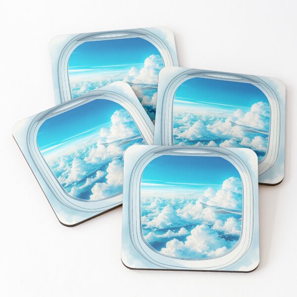 Item preview, Scenery outside the airplane window. designed and sold by growing-mom.