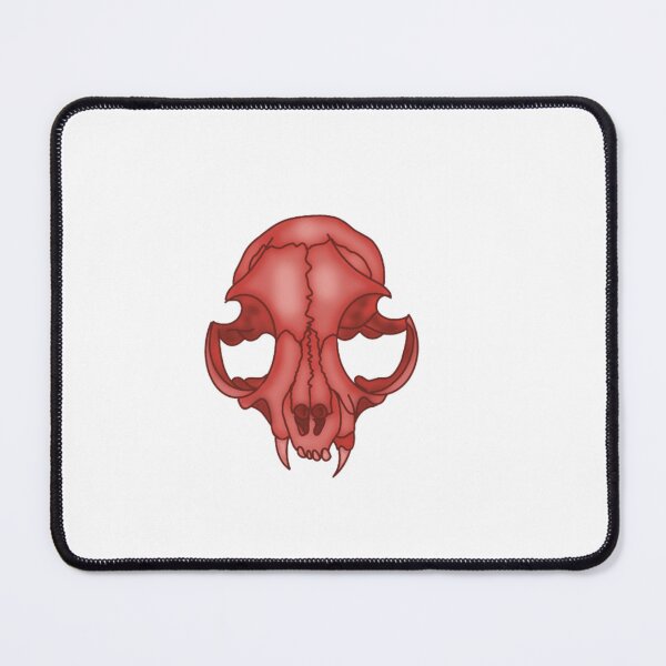 Item preview, Red Cat Skull designed and sold by Ellengsart.