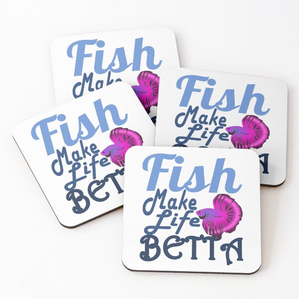Item preview, Fish Make Life Betta. For the Betta Fish lover in your life. designed and sold by Verle-art.