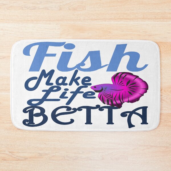 Item preview, Fish Make Life Betta. For the Betta Fish lover in your life. designed and sold by Verle-art.