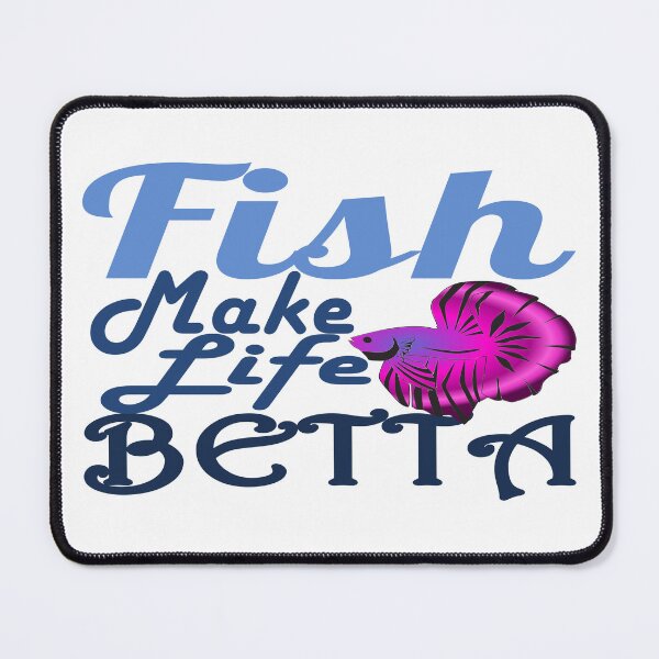 Item preview, Fish Make Life Betta. For the Betta Fish lover in your life. designed and sold by Verle-art.