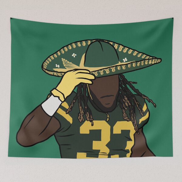 Item preview, Aaron Jones Sombrero Celebration designed and sold by RatTrapTees.