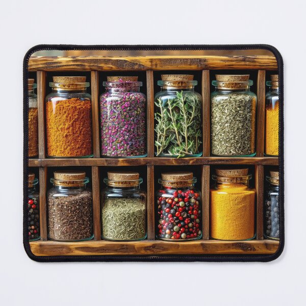 Item preview, Colorful Spice Rack - Jigsaw Puzzle designed and sold by jecphotography and art.