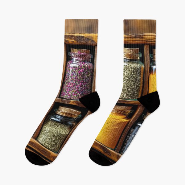 Item preview, Colorful Spice Rack - Jigsaw Puzzle designed and sold by jecphotography and art.