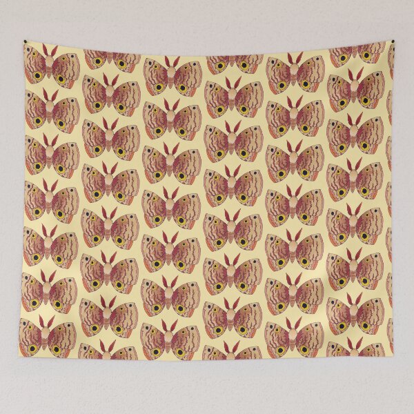 Item preview, Fluffy Silk Moth (Polyphemus Inspired)  designed and sold by Auden Heitzler.